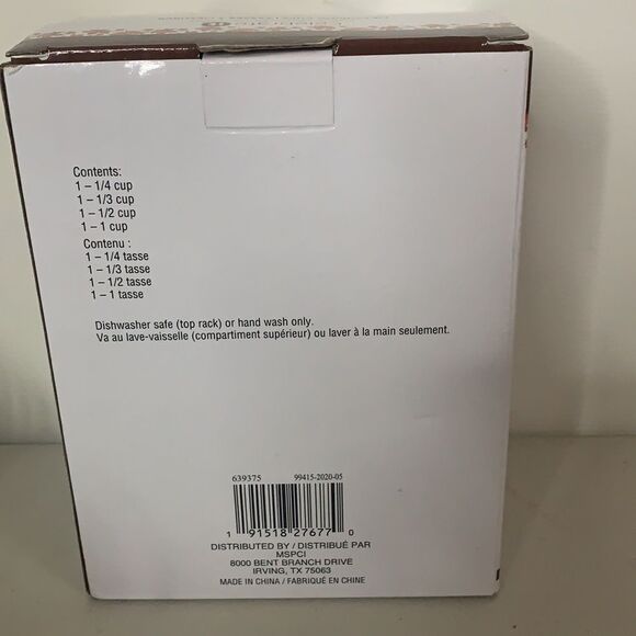 NWOT CELEBRATE IT MEASURING‎ CUPS 4 PIECES - Picture 3 of 5